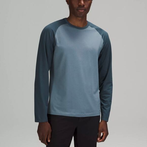 LULULEMON The Fundamental Raglan Long Sleeve River Blue - Picture 1 of 8